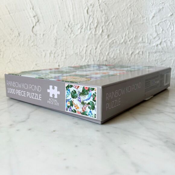 Rainbow Koi Pond 1000 Piece Puzzle - Complete - Picture 5 of 8